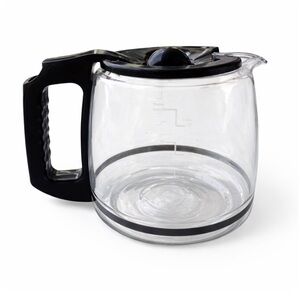 KitchenAid 12 Cup Coffee Maker Glass Carafe w/ Lid OEM Replacement Genuine Black